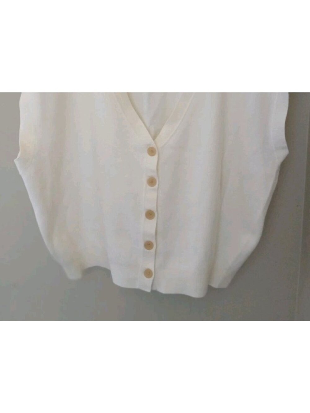 Anthropologie Maeve Slouchy Cardigan Sweater Vest - Picture 3 of 8